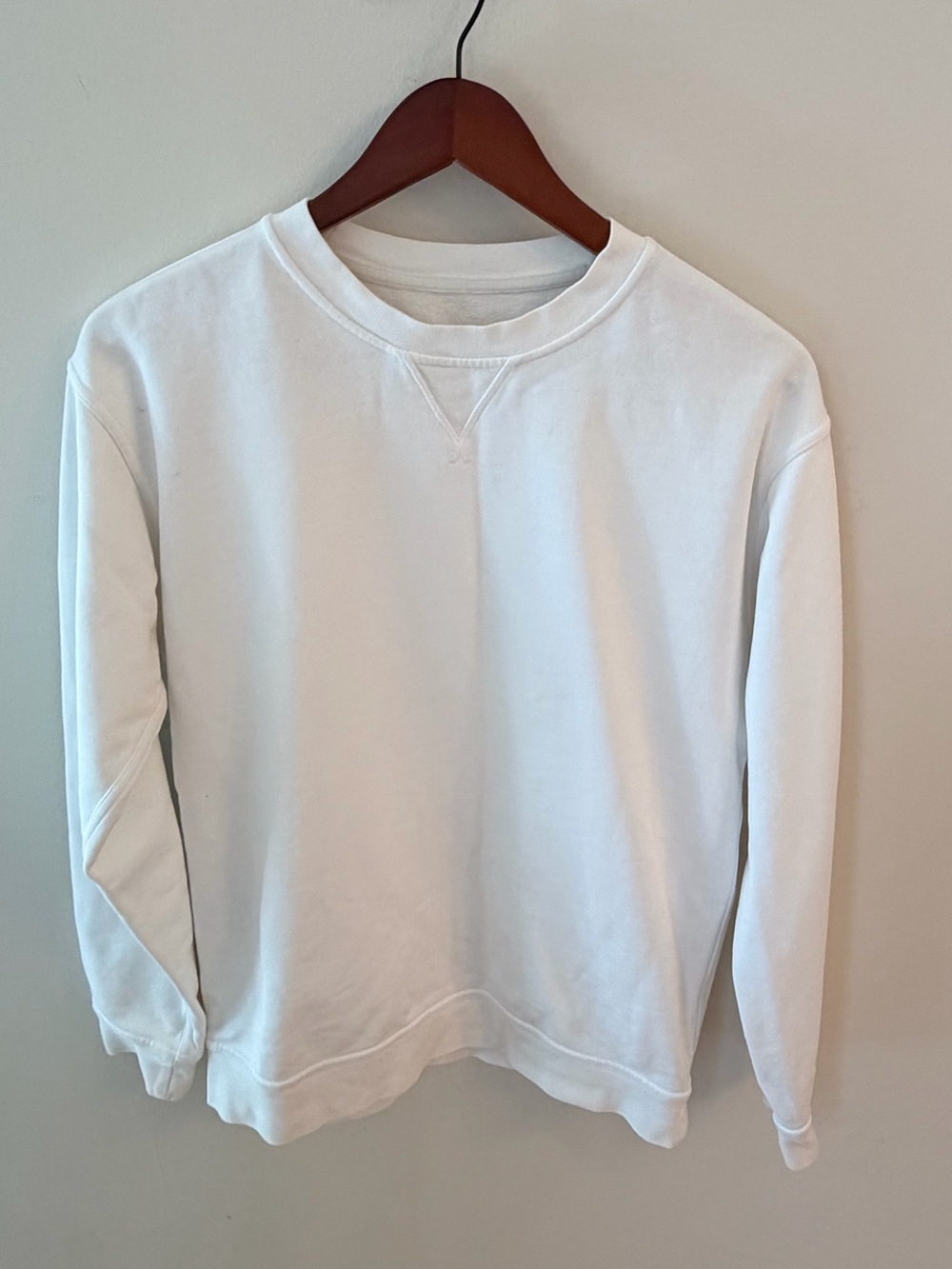 lululemon athletica White Crewneck Sweatshirt